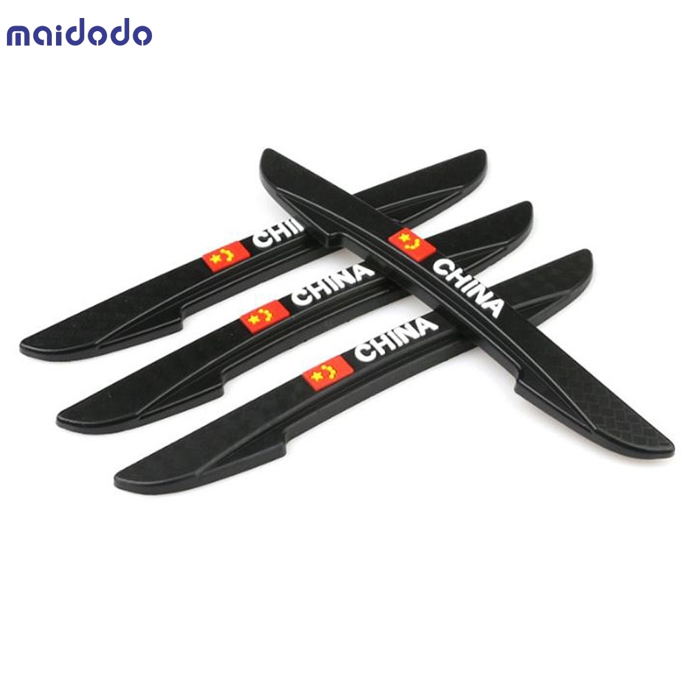 Door crash strip Car door bumper decoration - National flag