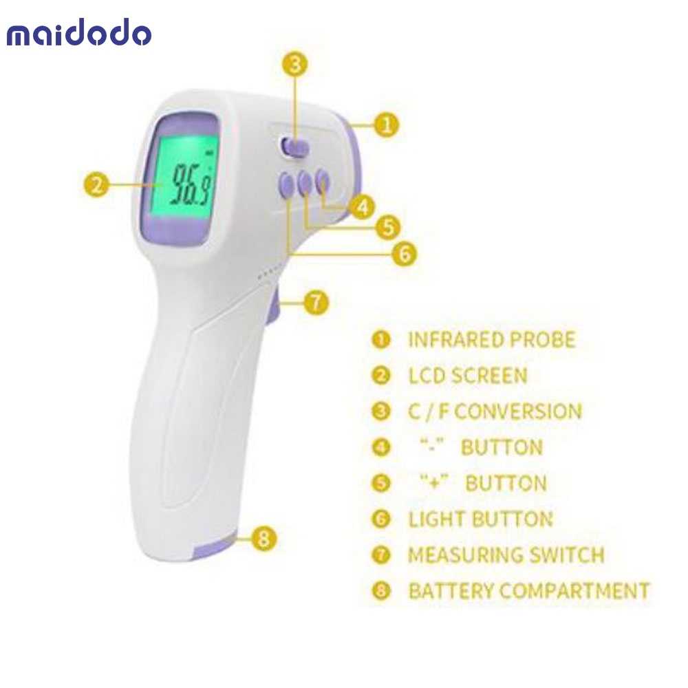 Medical Non-Contact Infrared LCD Digital Thermometer Gun