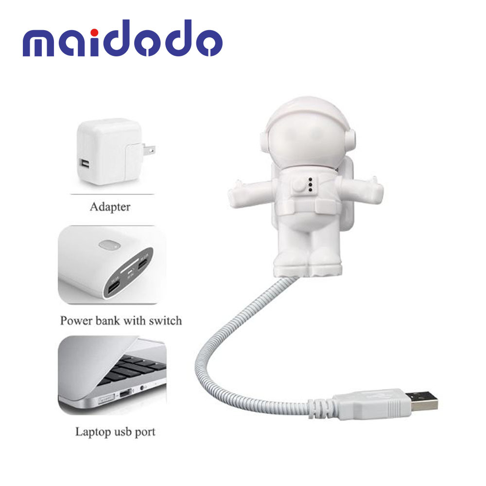 USB chargeable Led spaceman astronaut night light keyboard light