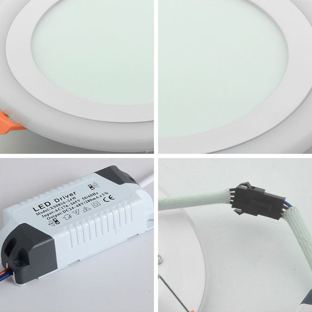 Recessed Kitchen Bedroom Office rgb panel light led cct