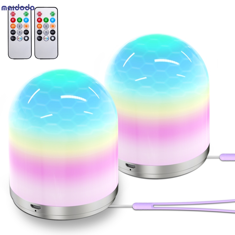 Wireless Remote Control RGB color changing 7 Colors Led Night Lights For Kids Bedroom Decoration