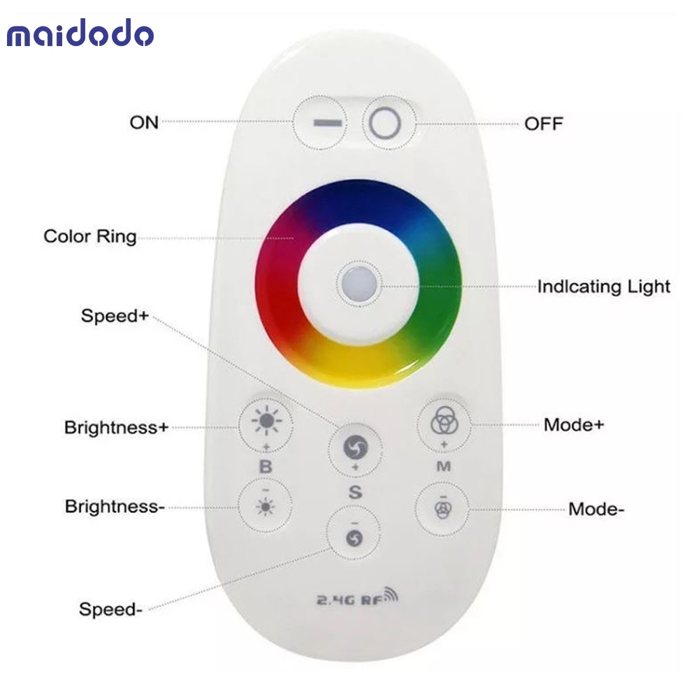 2.4G RF RGBW Touch Controller