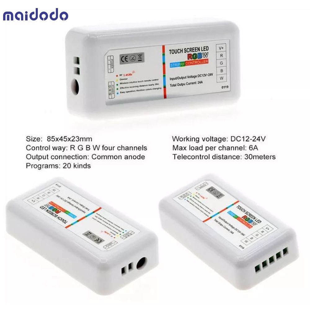 2.4G RF RGBW Touch Controller