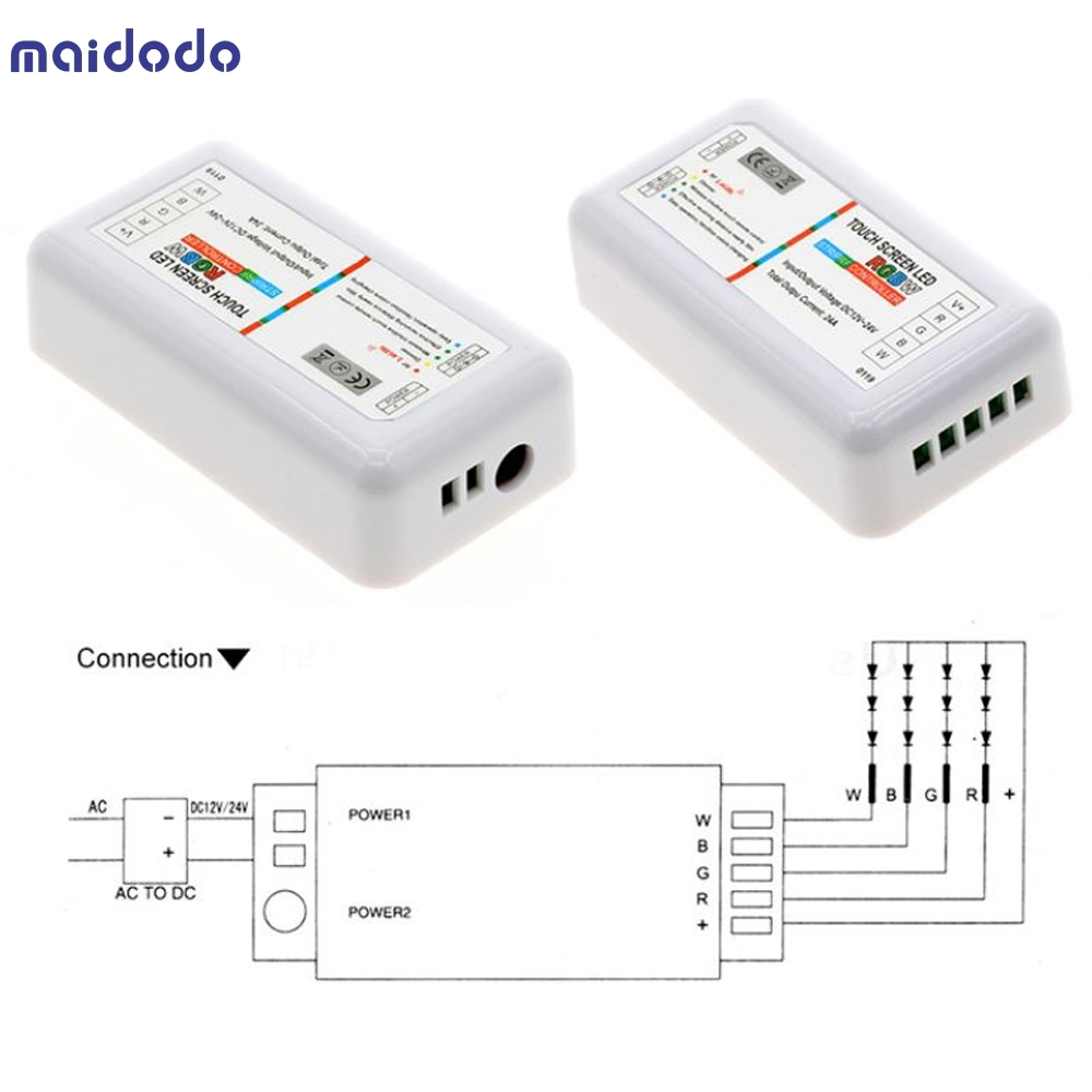 2.4G RF RGBW Touch Controller