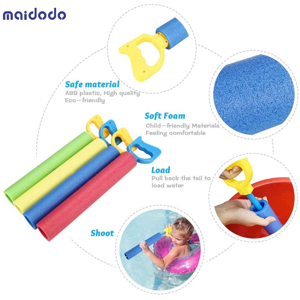 Water Gun Water Shooter For Swimming Pool Beach Party Squirter Toy Pearl Cotton Pull Gun Water Pump