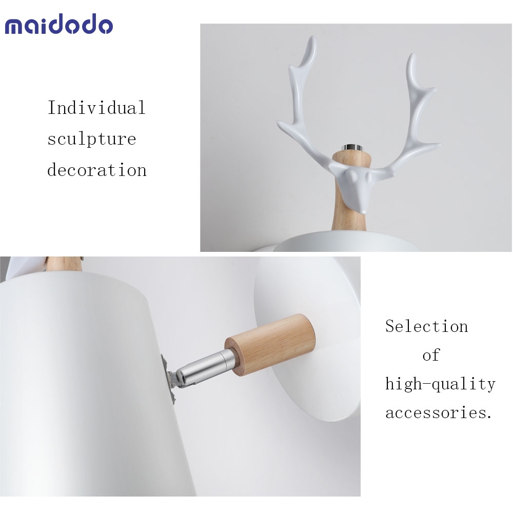 Nordic fawn wall lamp simple living room video wall aisle corridor bedroom bedside lighting