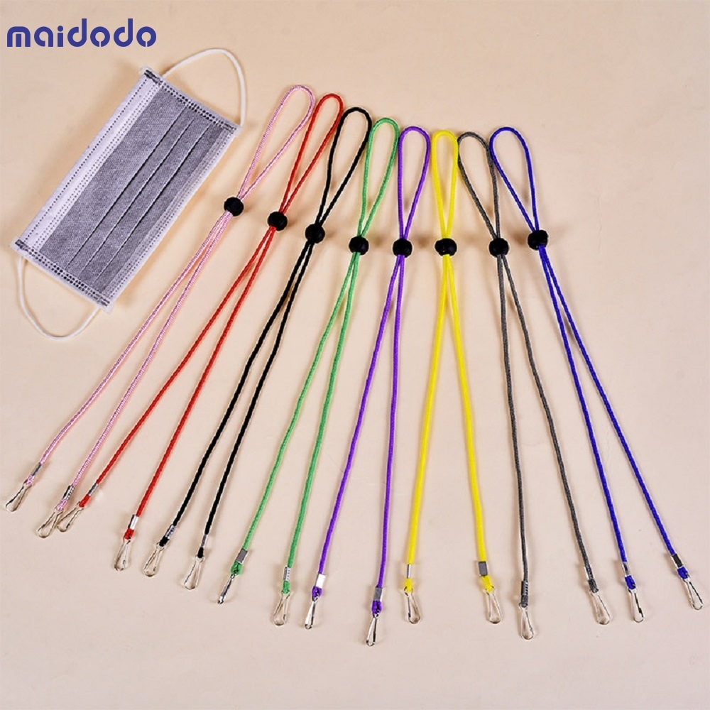 Hot Adjustable Mask Hanging Rope Face Mask Lanyard Mask Holder Adjustable Traceless Ear Hanging Rope Two Hooks