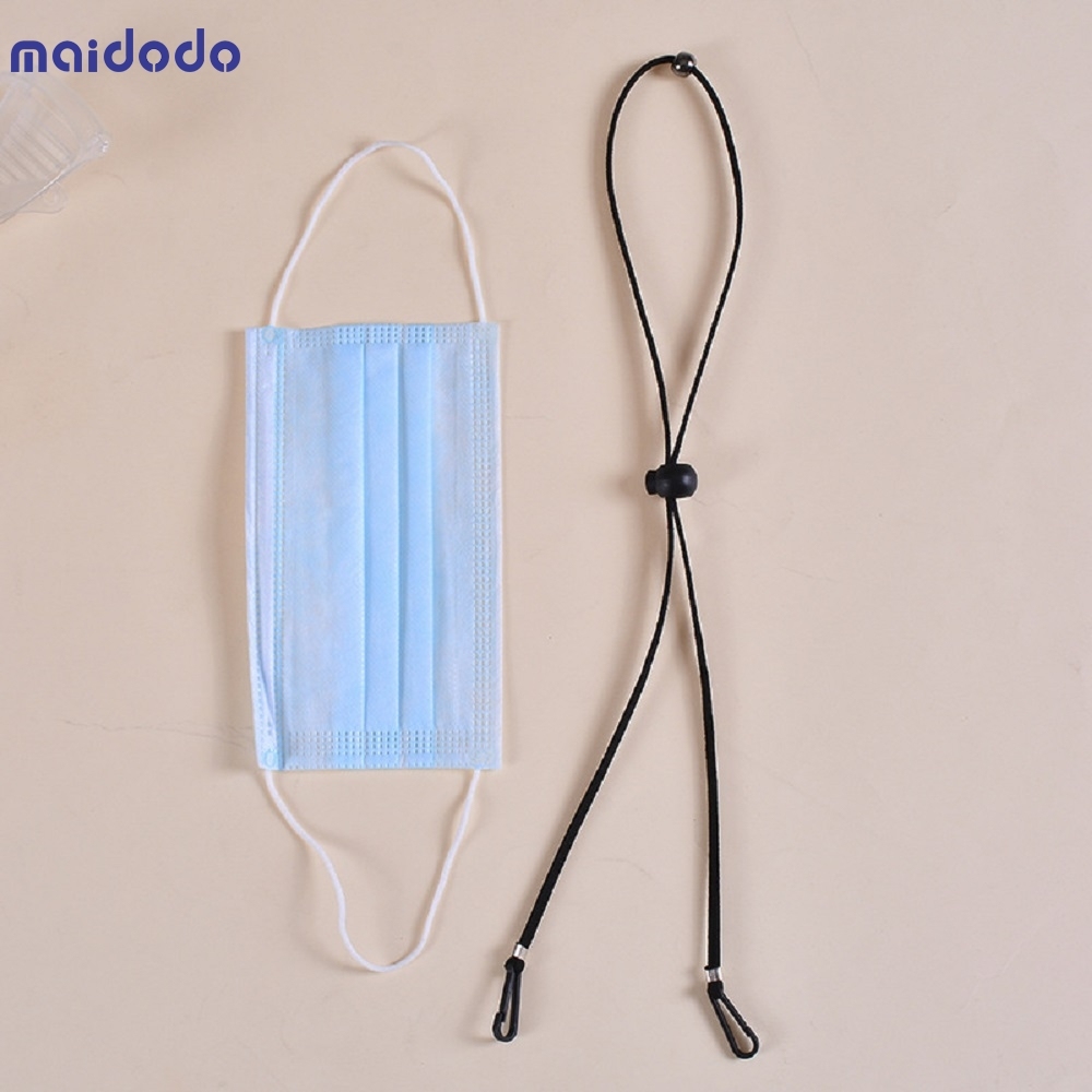 Hot Adjustable Mask Hanging Rope Face Mask Lanyard Mask Holder Adjustable Traceless Ear Hanging Rope Two Hooks
