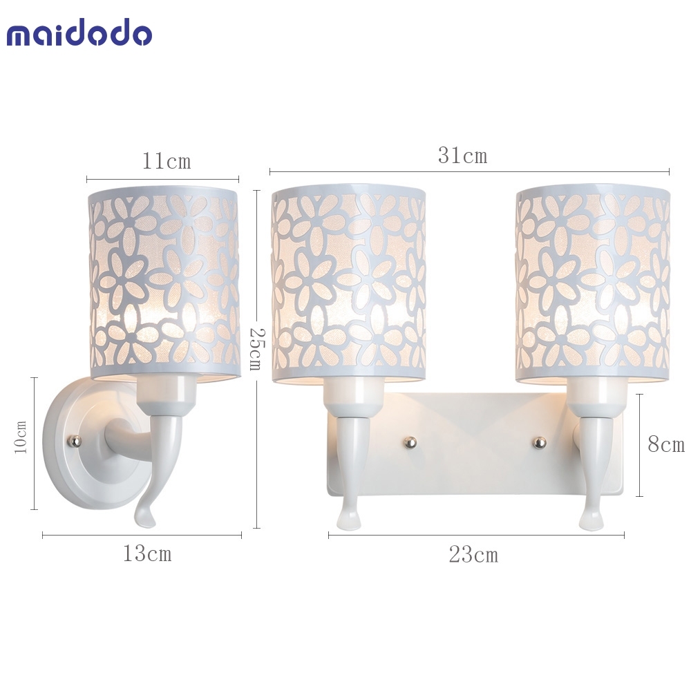 Modern minimalist living room study wall lamp