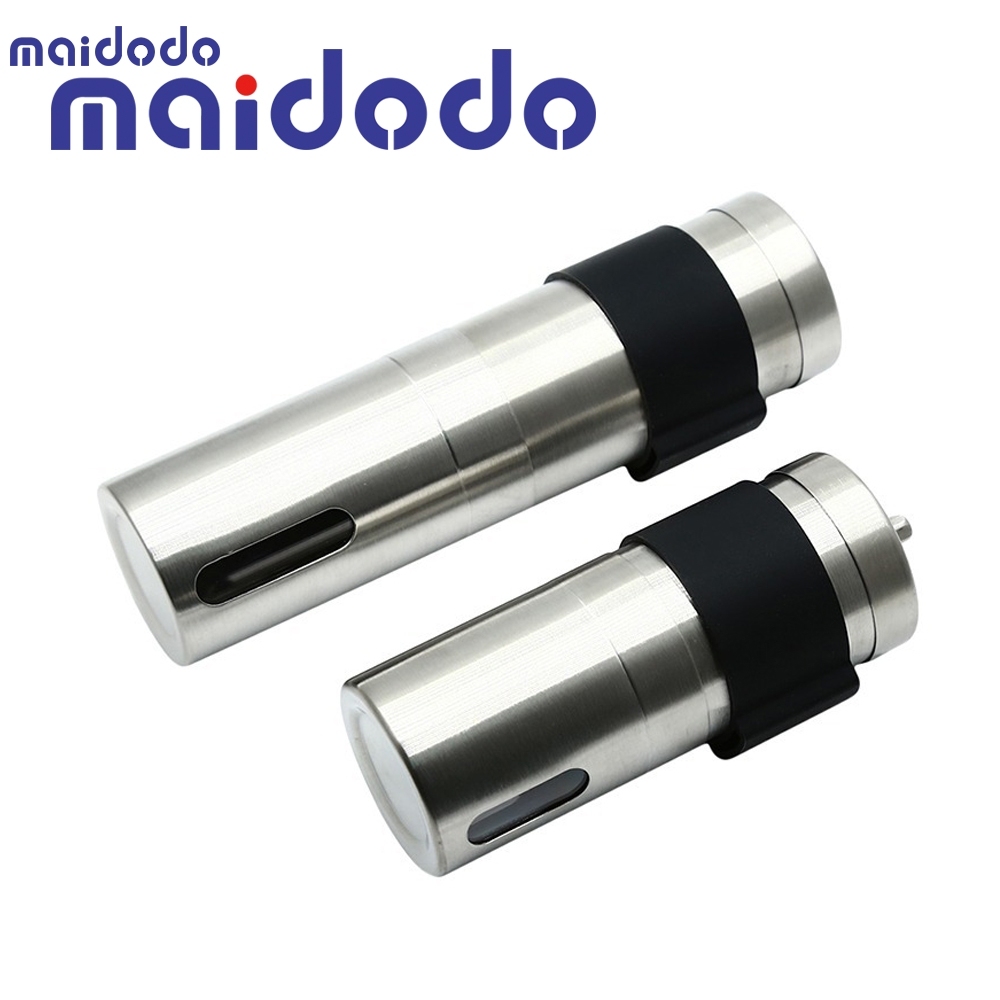 Manual Ceramic Coffee Grinder Stainless Steel Adjustable Coffee Bean Mill With Rubber Loop Ring Easy Clean Kitchen Tools