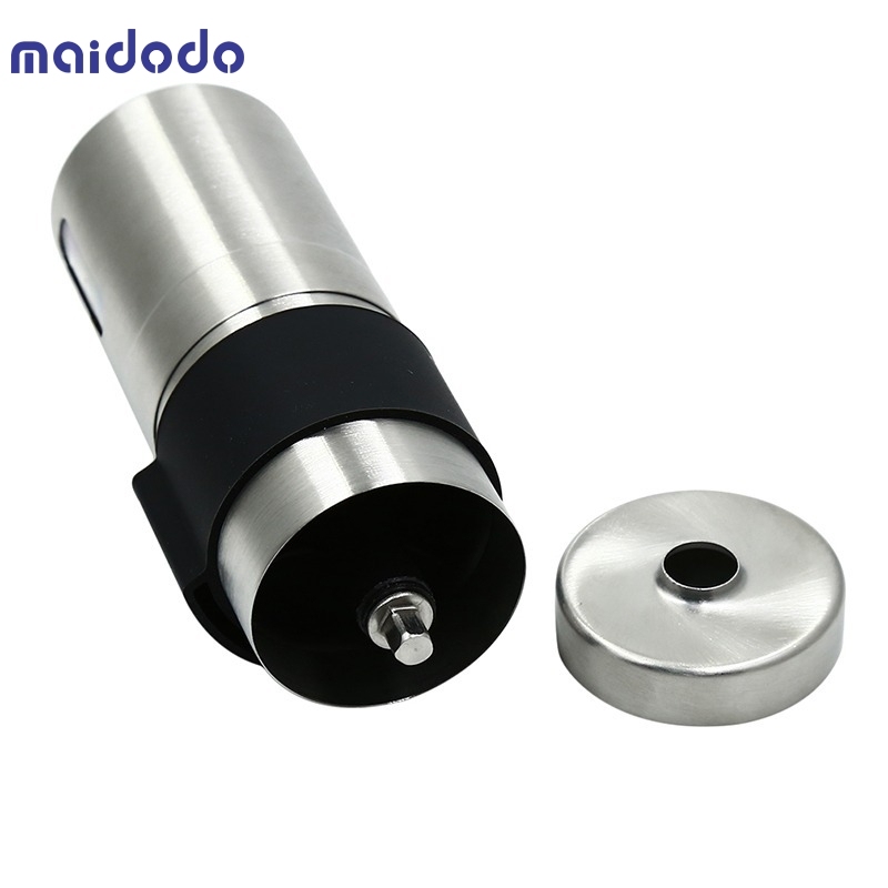 Manual Ceramic Coffee Grinder Stainless Steel Adjustable Coffee Bean Mill With Rubber Loop Ring Easy Clean Kitchen Tools