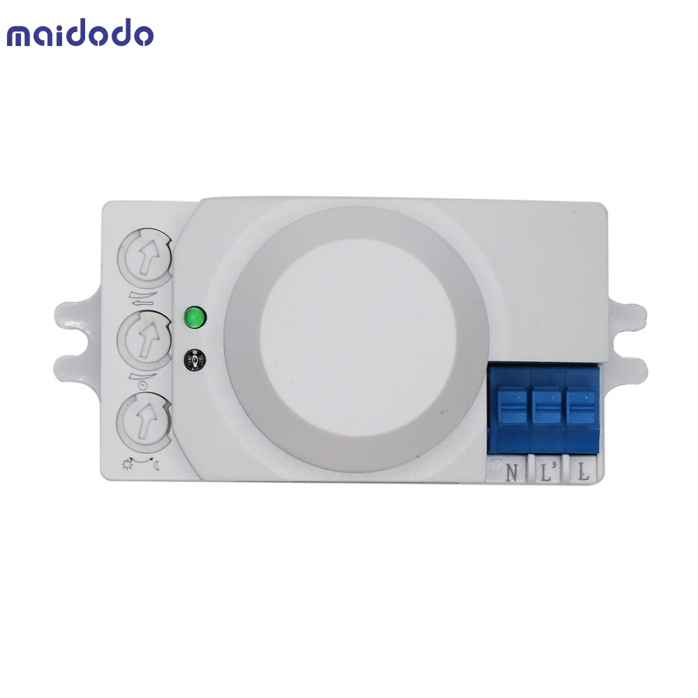 AC 220V-240V 5.8GHz 360° Microwave Movement Motion Detector Sensor Switch For Light Hottest Micro Wave Module