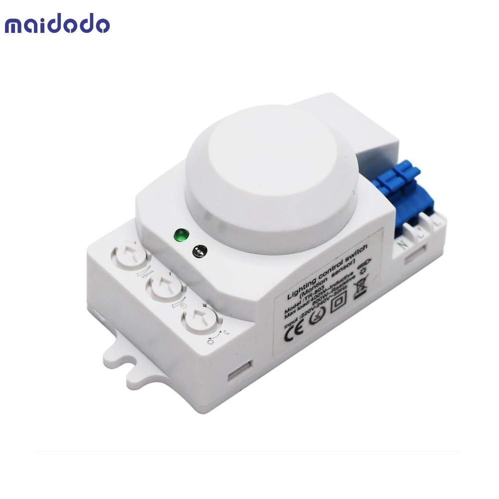 AC 220V-240V 5.8GHz 360° Microwave Movement Motion Detector Sensor Switch For Light Hottest Micro Wave Module