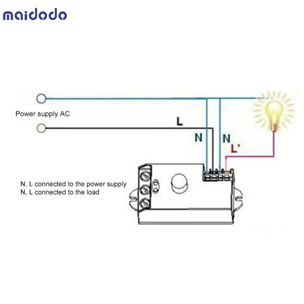AC 220V-240V 5.8GHz 360° Microwave Movement Motion Detector Sensor Switch For Light Hottest Micro Wave Module