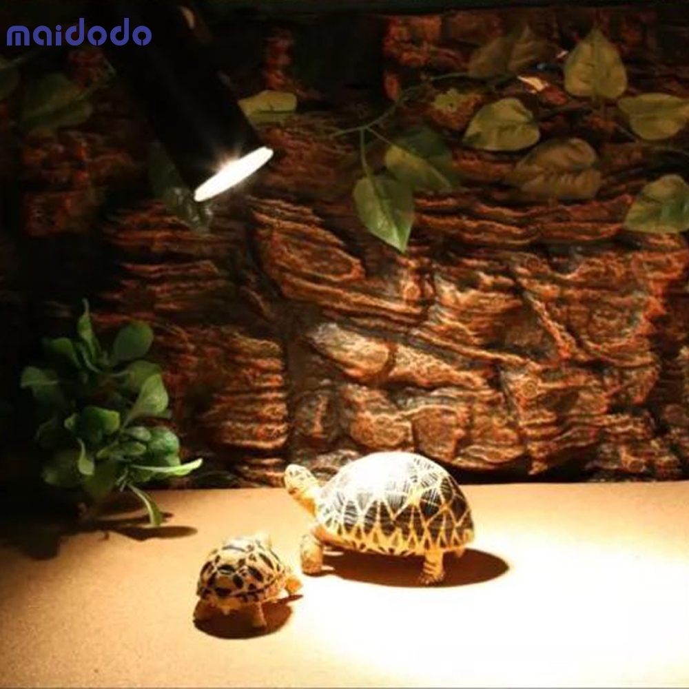 Uva Uvb Reptile Tortoise Heating Lamp Full Spectrum Sunlamps Basking Pet 25W/50W/75W