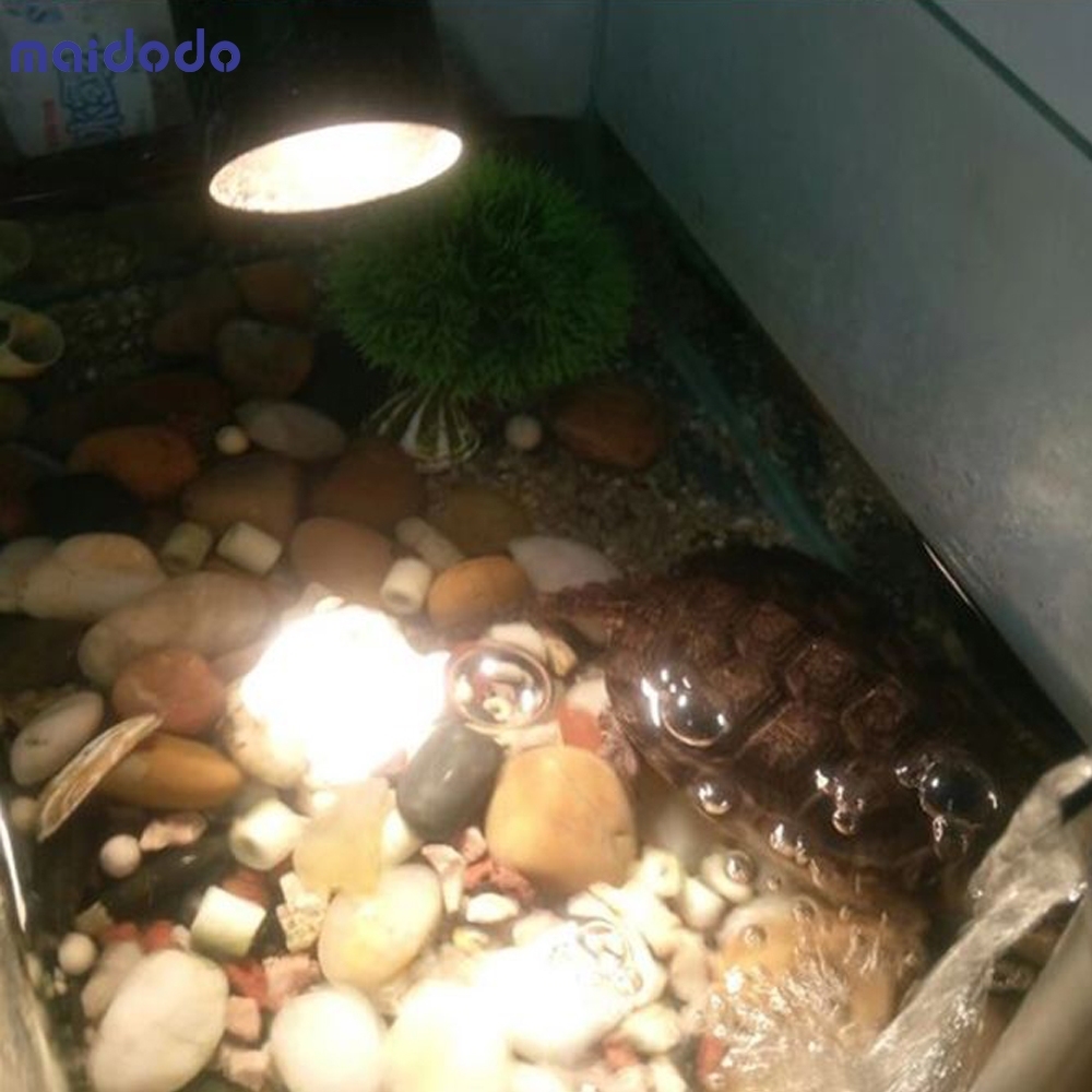 Uva Uvb Reptile Tortoise Heating Lamp Full Spectrum Sunlamps Basking Pet 25W/50W/75W