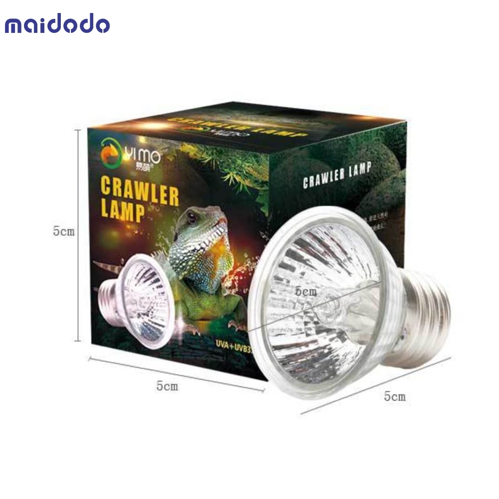 Uva Uvb Reptile Tortoise Heating Lamp Full Spectrum Sunlamps Basking Pet 25W/50W/75W