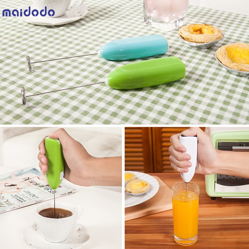 Handheld Automatic Battery Powered Stainless Steel Electric Milk Frother/Coffee beater