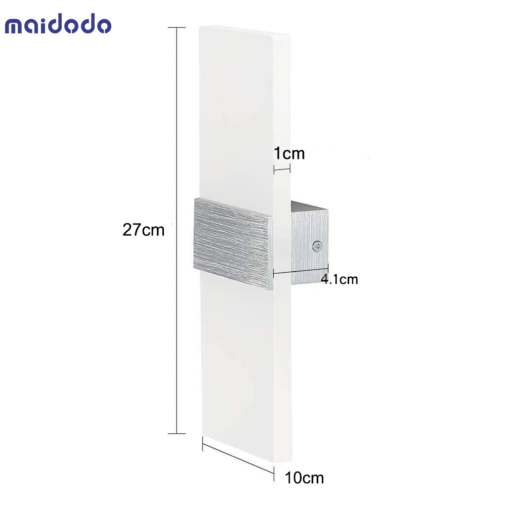 12W LED Wall Light, Maidodo Frosted Acrylic Lamps Wall, Decor Wall Lamp,Warm White 3500K Wall Wash Light  [Energy Class A+]