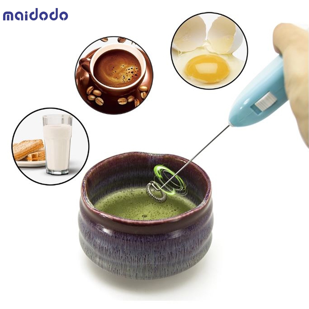 Handheld Automatic Battery Powered Stainless Steel Electric Milk Frother/Coffee beater