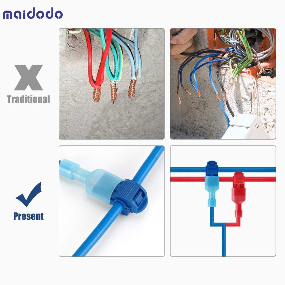 Wire Terminal Crimp Connectors, T-Tap Wire Connectors, Insulated Disconnect Spade Terminals