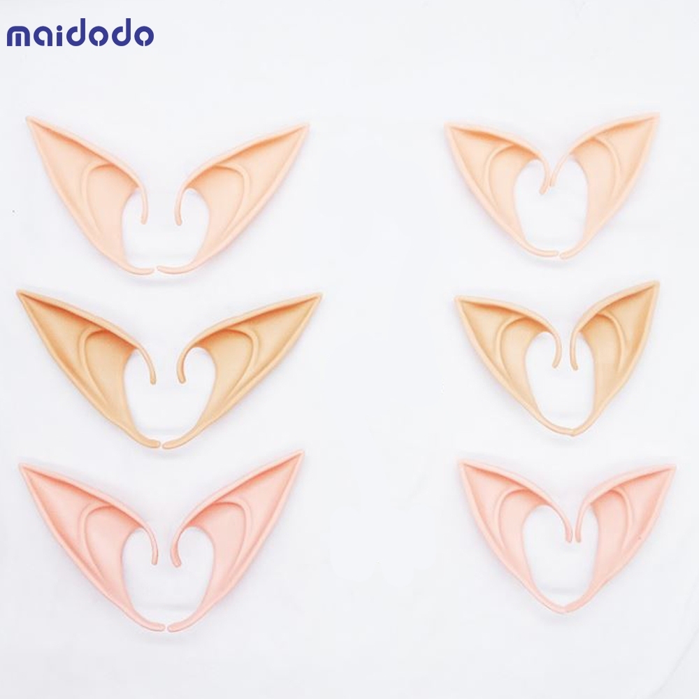 Elf Cosplay Ears Pointed Ears Fake Ears Halloween Party Accessories 1 Pair