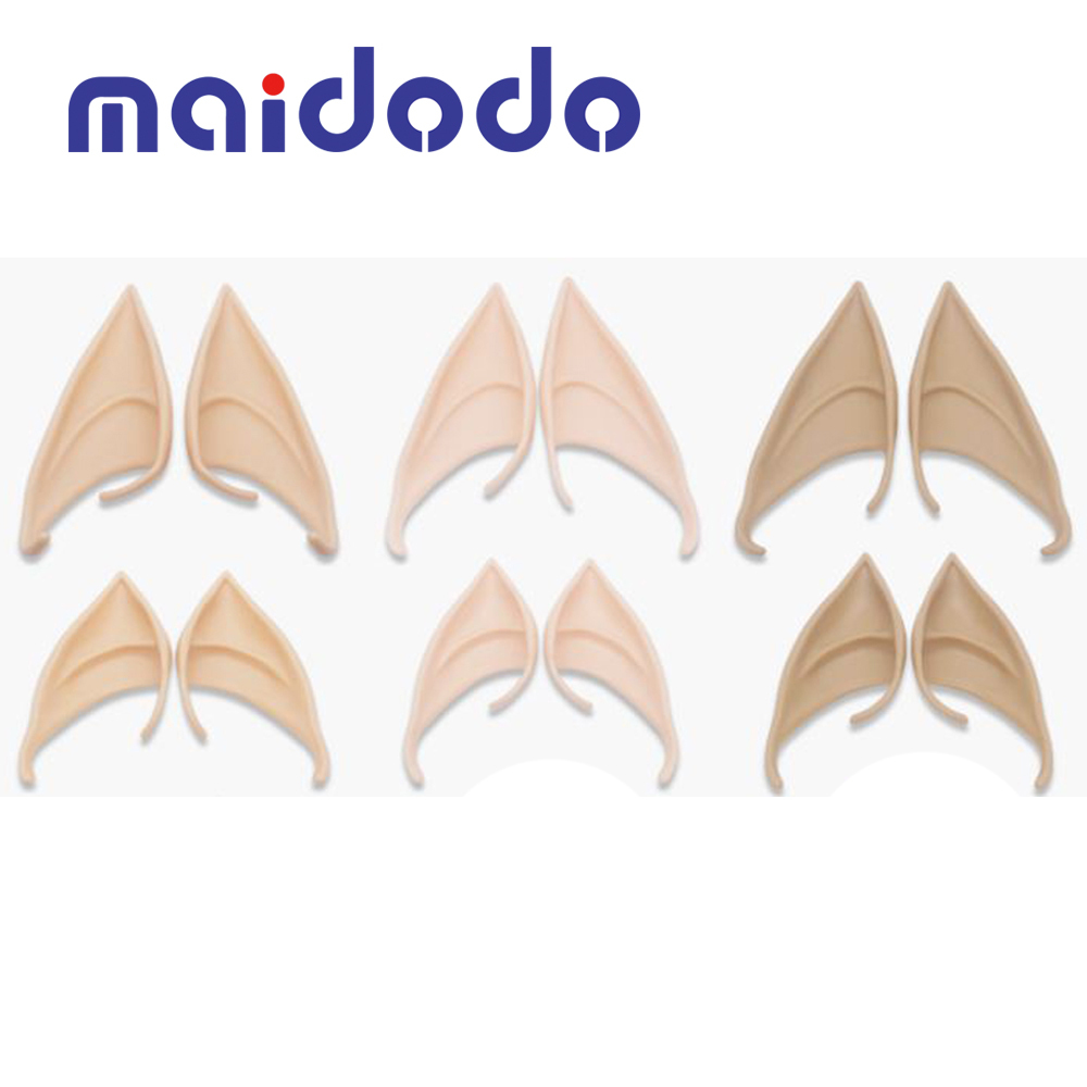 Elf Cosplay Ears Pointed Ears Fake Ears Halloween Party Accessories 1 Pair