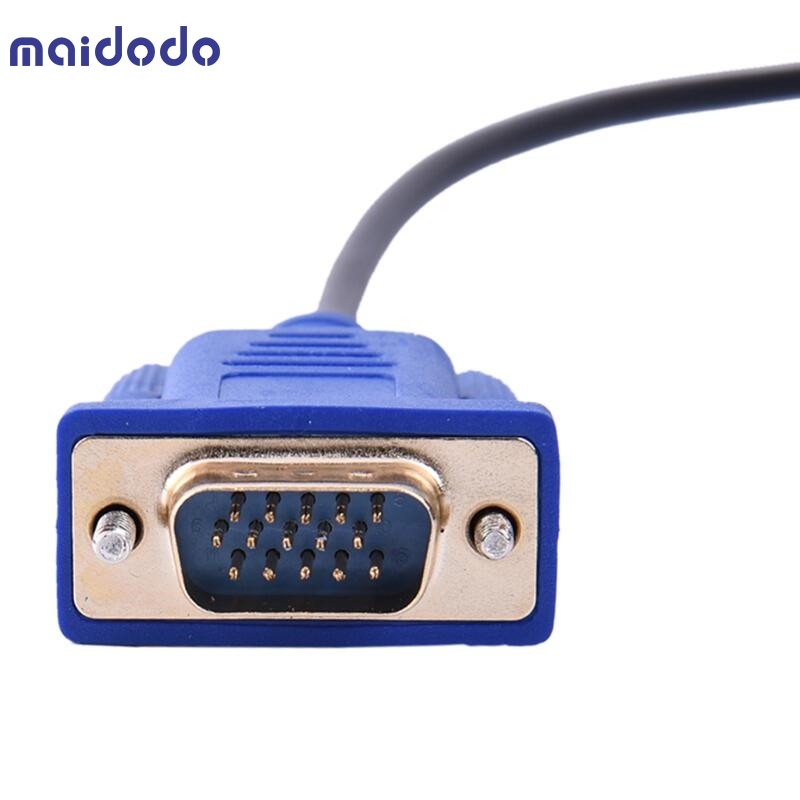 Gold-plated 1080P HDMI Male to VGA Male Active Video Converter Cord HDMI to VGA Adapter Cable