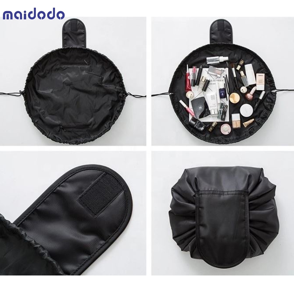 Portable Lazy Drawstring Makeup Travel Cosmetic Bag Pouch