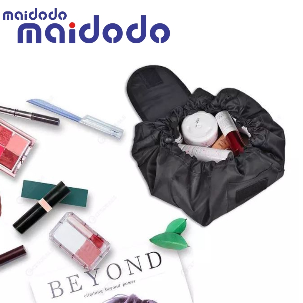 Portable Lazy Drawstring Makeup Travel Cosmetic Bag Pouch