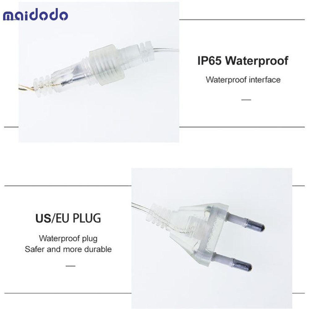 LED Meteor Shower Rain Lights Outdoor for Holiday Decoration