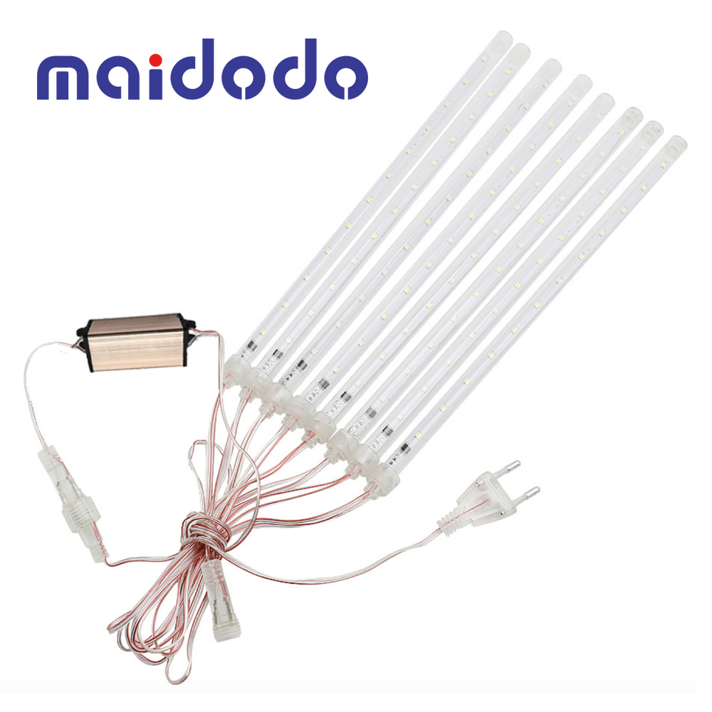 LED Meteor Shower Rain Lights Outdoor for Holiday Decoration