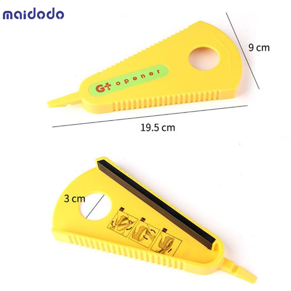 Multifunctional Can Opener Home Soft Plastic Anti-Slip Bottle Opener