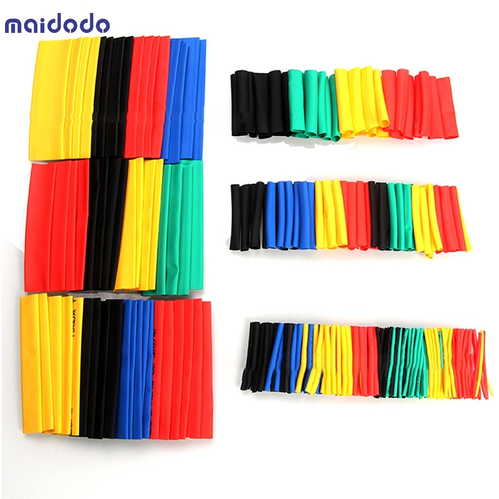 328PCS Insulation Heat Shrink Tube Assortment Wire Cable Sleeve Kit heat shrink tube