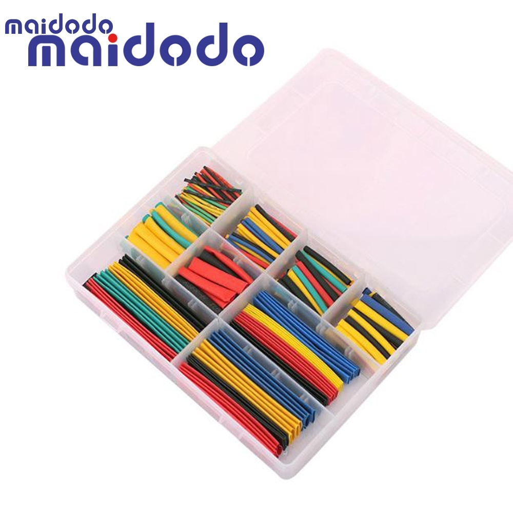 328PCS Insulation Heat Shrink Tube Assortment Wire Cable Sleeve Kit heat shrink tube