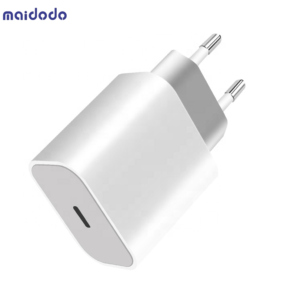 18W PD USB Type C Quick Charger EU Plug  Adapter For iPhone 12 Pro XR X Xs Fast Charging