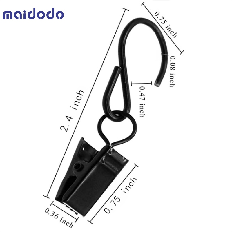 10pc/set Clip Hanging Pin Hook curtain clip and hook Curtain
