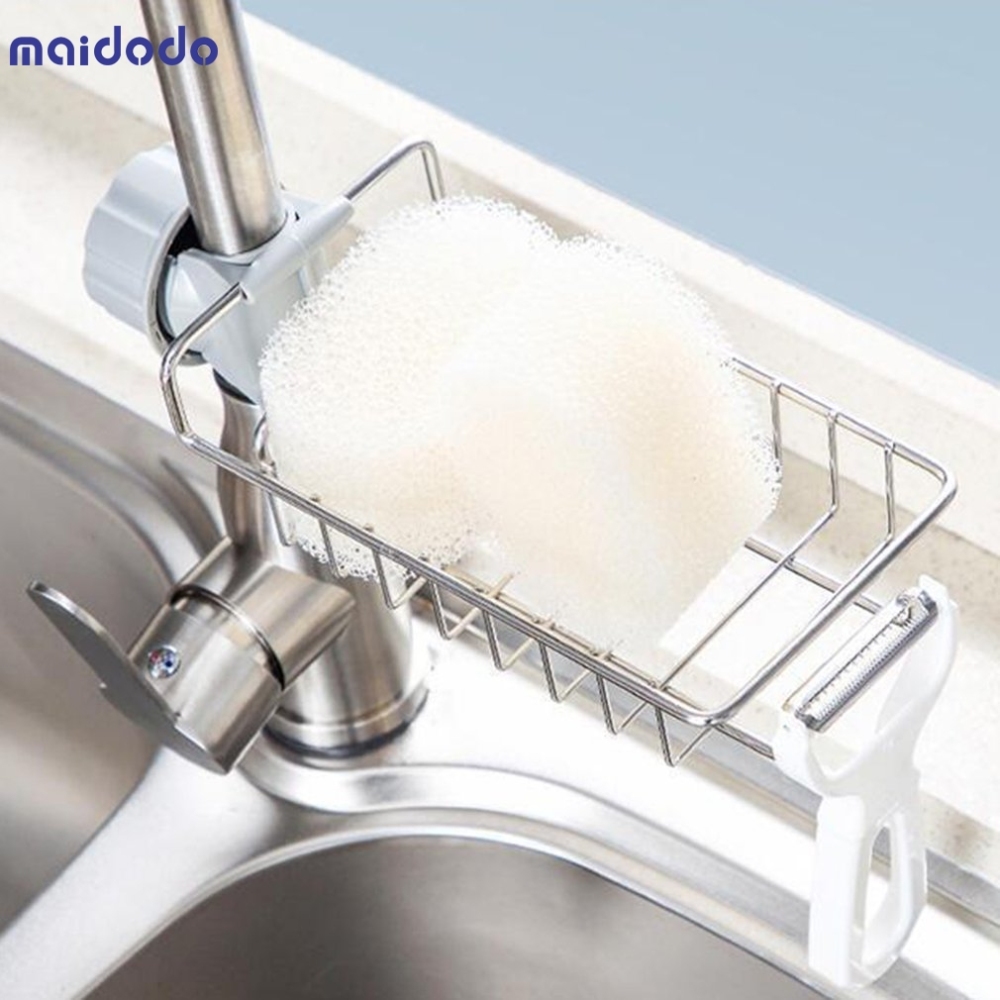 Stainless steel faucet rack