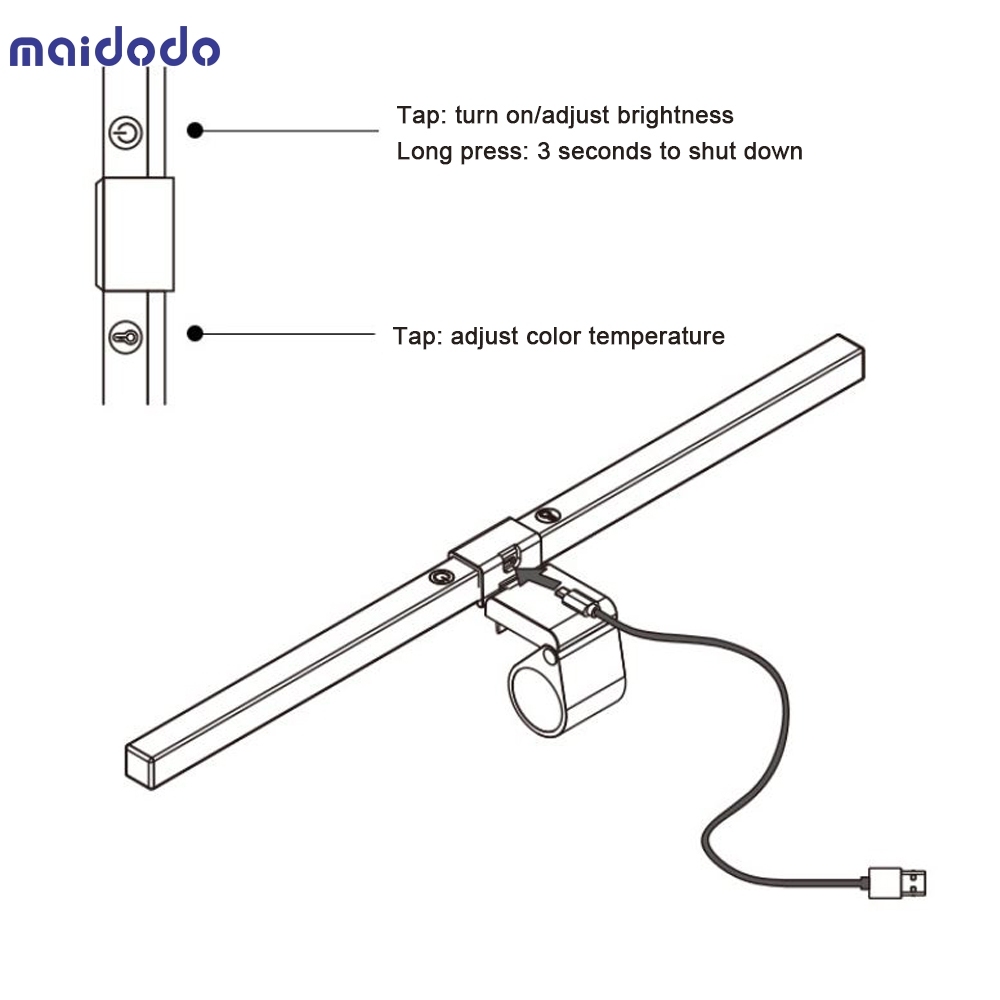 Computer Intelligent Office Desk Lamp Reading Screen Lamp