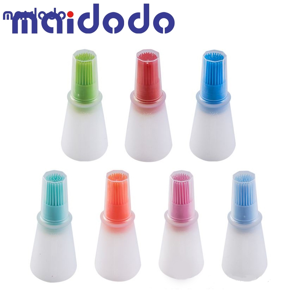Kitchen Tools Silicone Rubber Oil Dispenser Bottle Brush