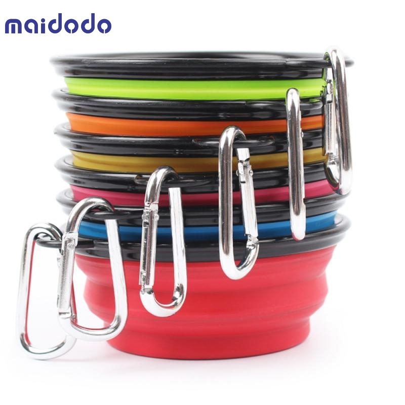 Pet Bowl Folding Silicone Dog Bowls