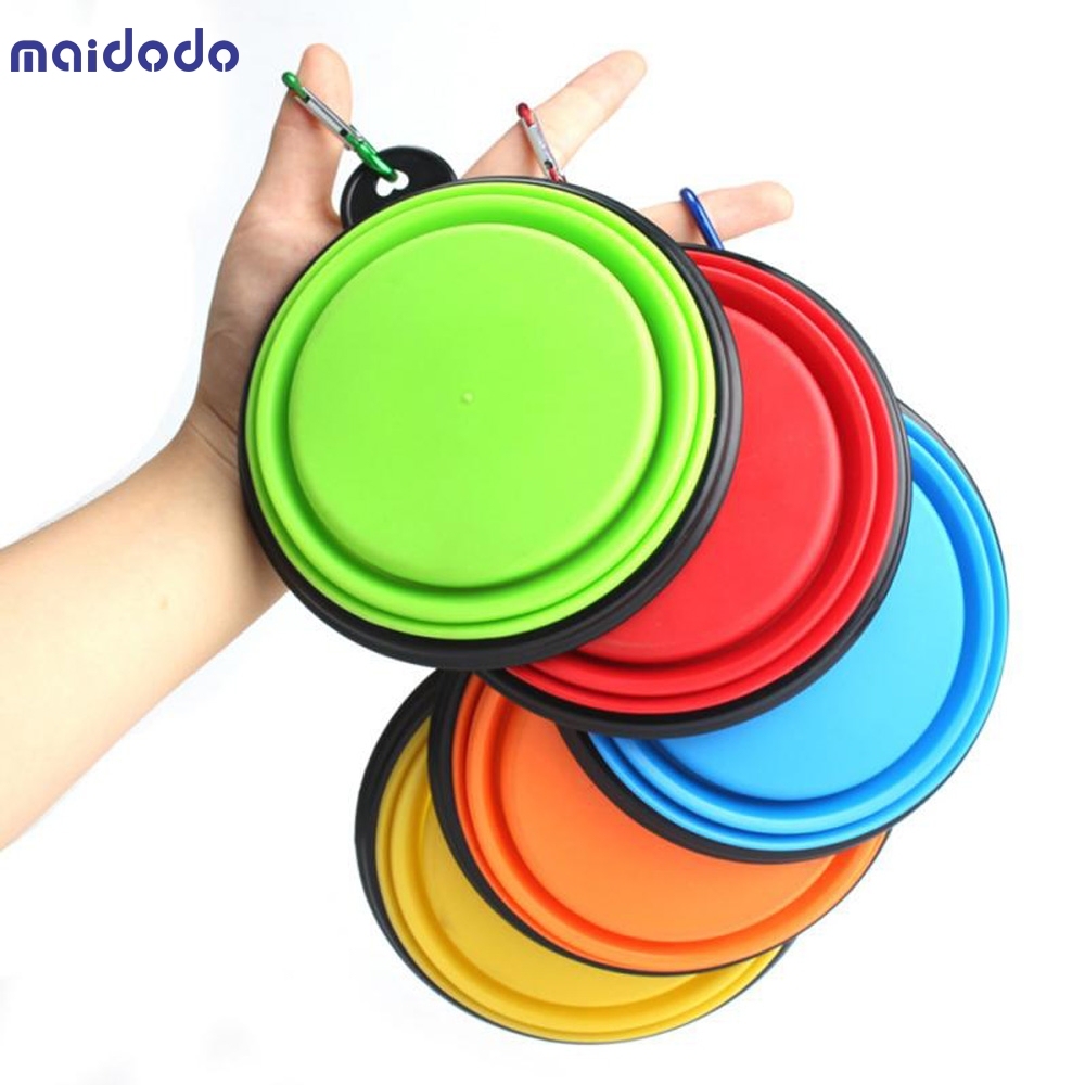 Pet Bowl Folding Silicone Dog Bowls