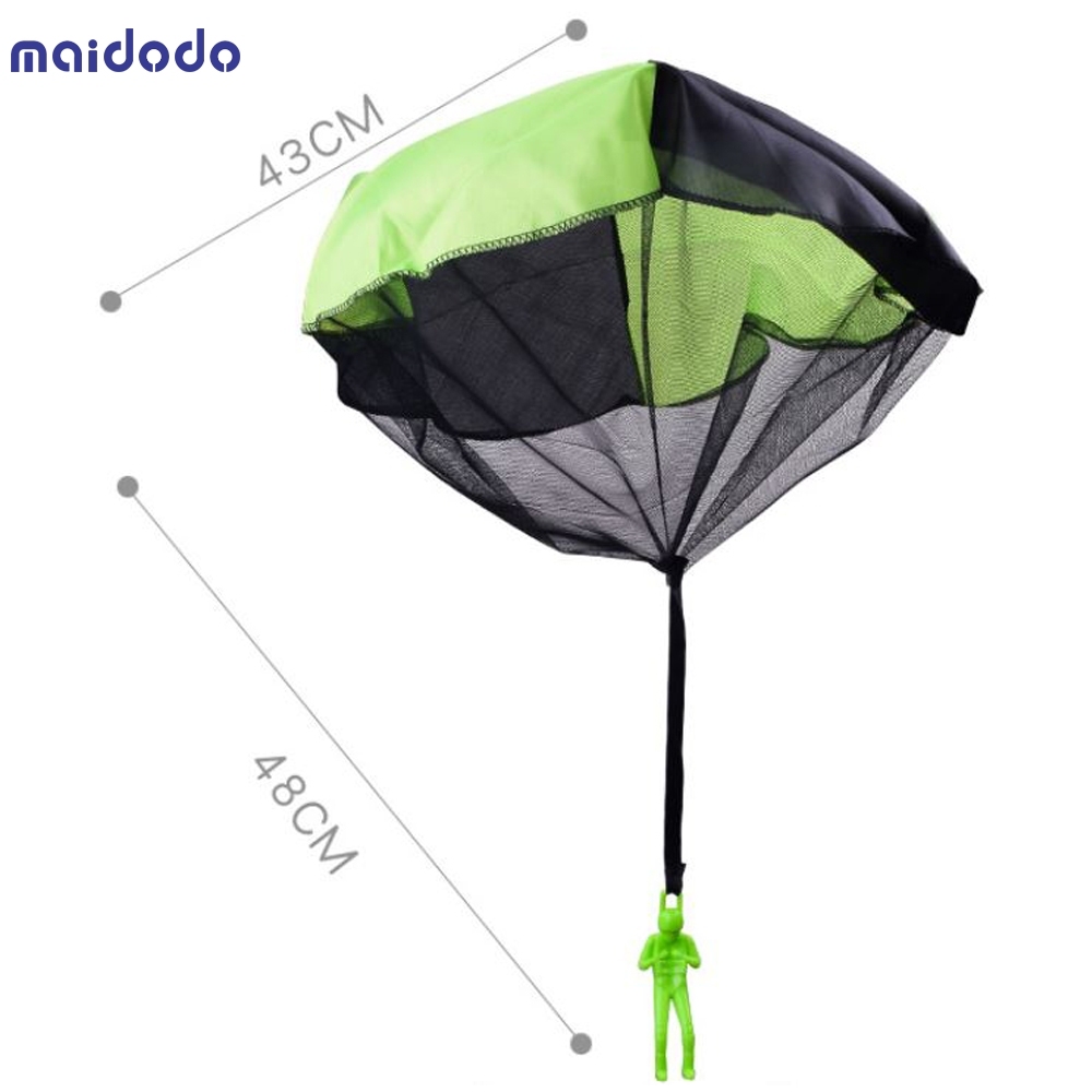 Hand Throw Soldier Parachute Toys Indoor Outdoor Games for Kids Mini Soldier