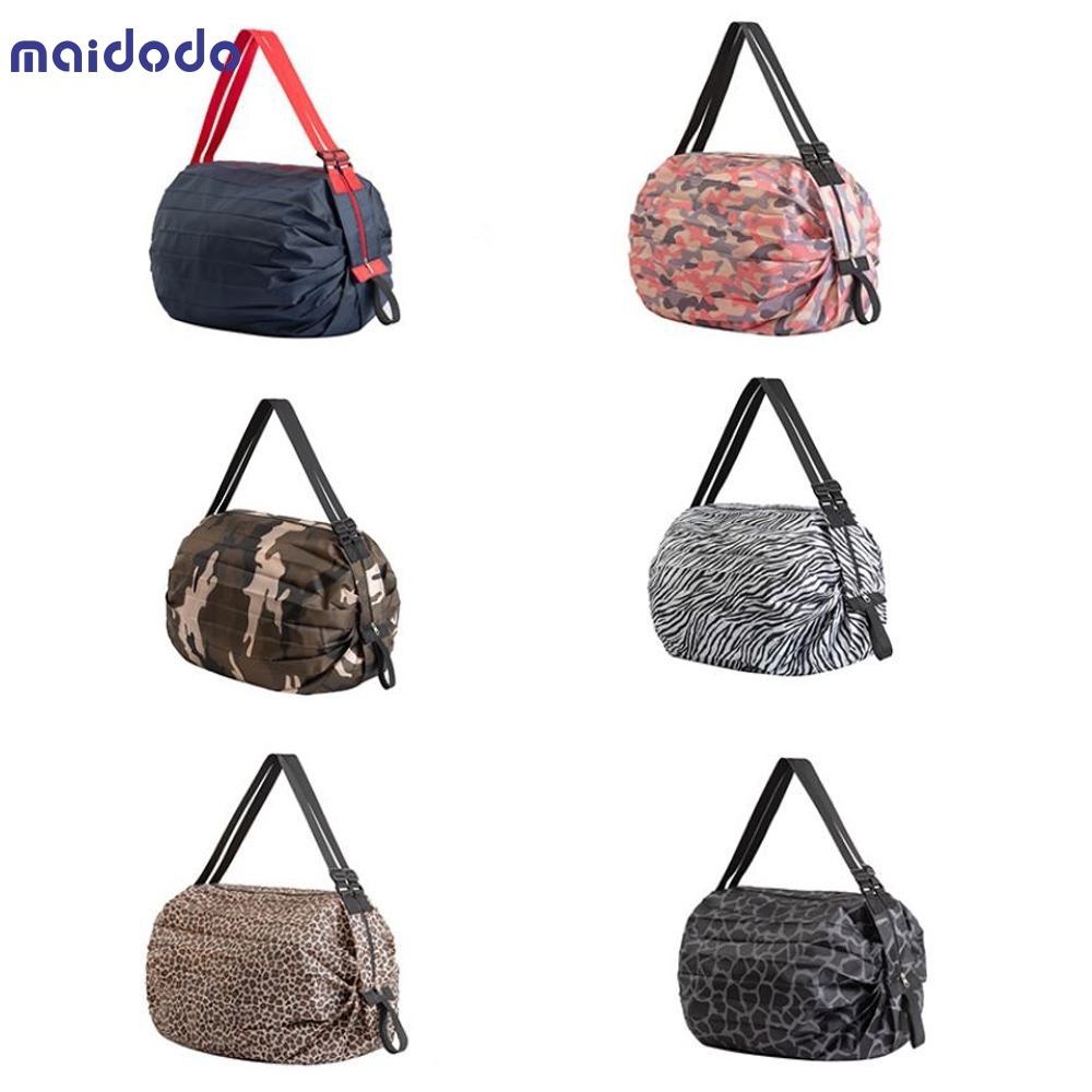 Reusable Grocery Bags Eco-Friendly Foldable Large Capacity Shopping Compact Bag