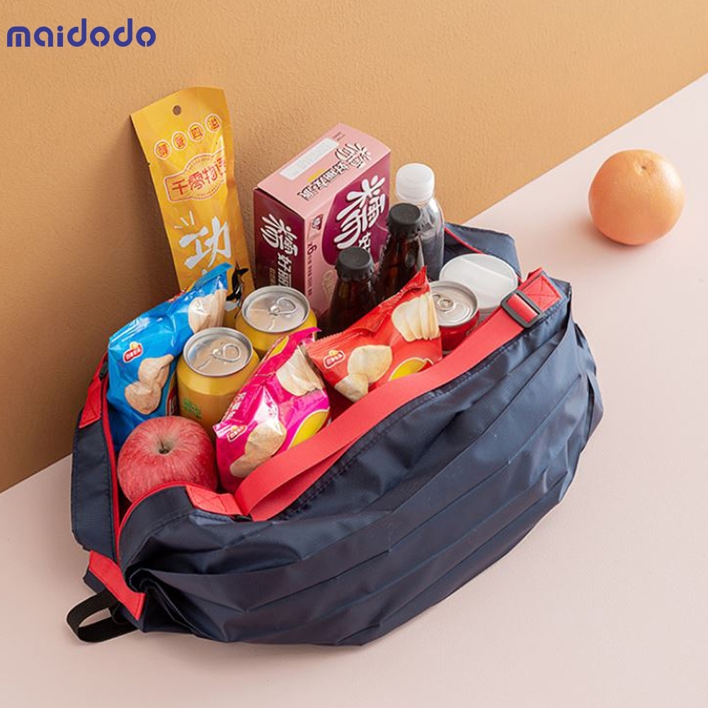 Reusable Grocery Bags Eco-Friendly Foldable Large Capacity Shopping Compact Bag
