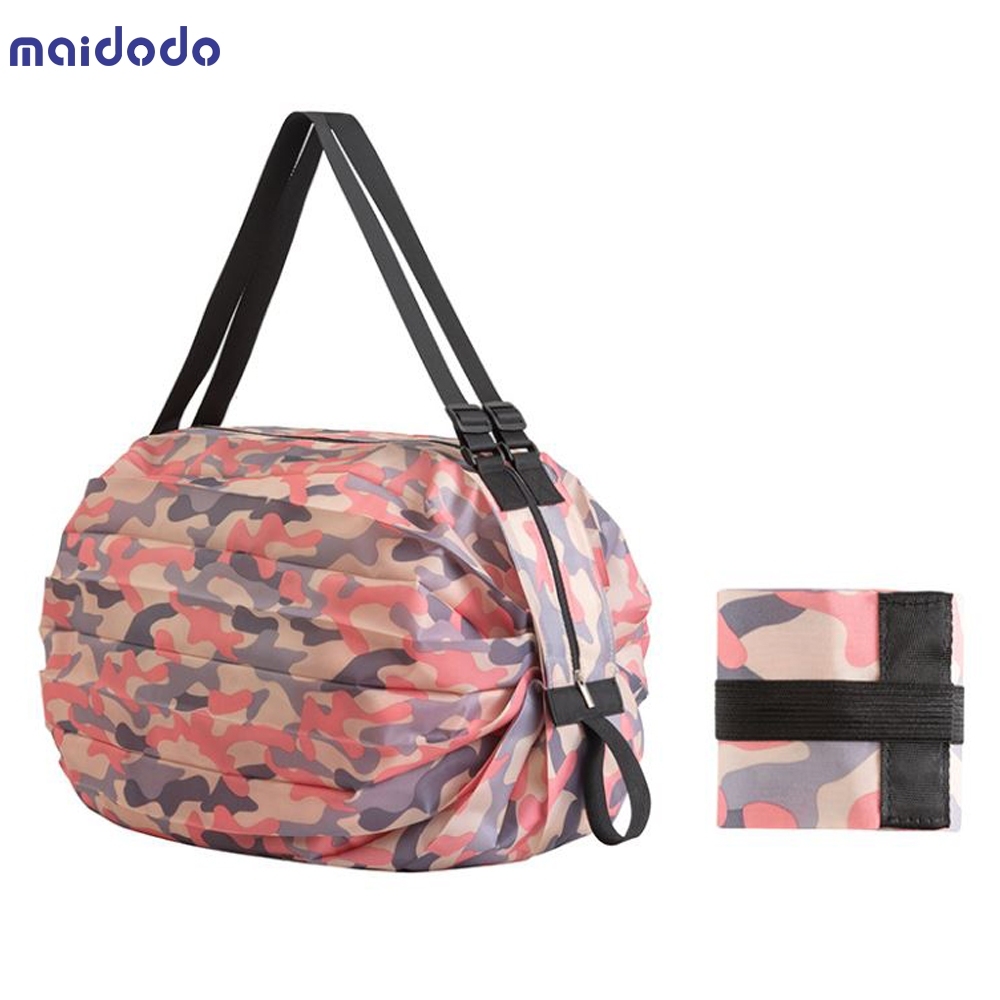 Reusable Grocery Bags Eco-Friendly Foldable Large Capacity Shopping Compact Bag