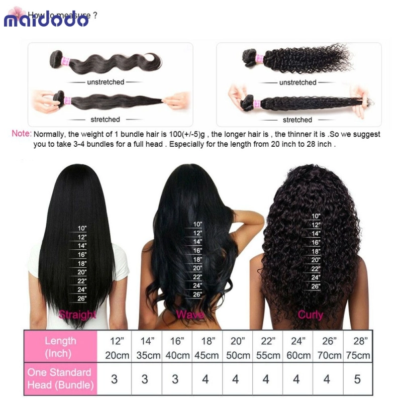 Wave Bundles 100% Human Hair Extensions Natural Color 3 Bundle