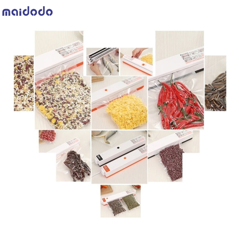 Electric Vacuum Sealer Packaging Machine For Home Kitchen Including 10pcs Food Saver Bags