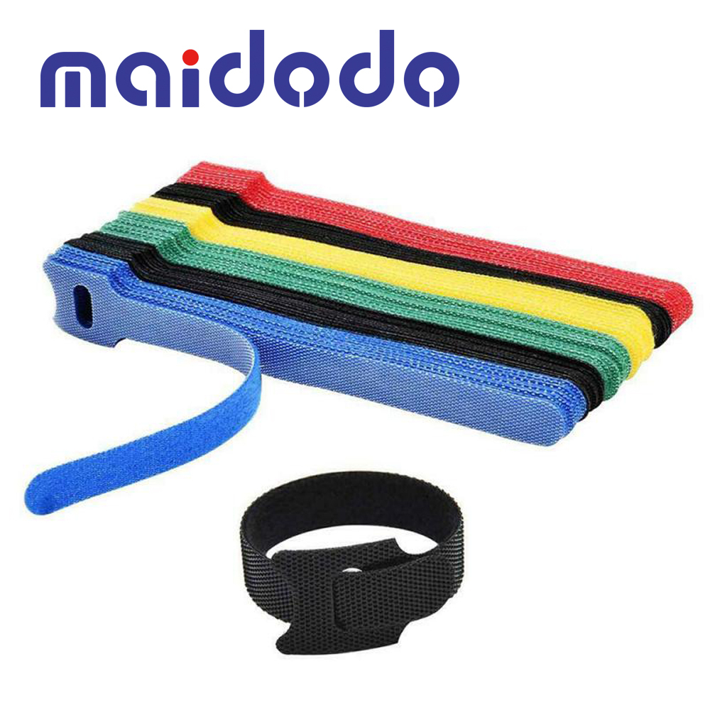 10x T-shaped Cable Ties Fastener Cable Nylon Power Cord Loop Tape  Cable Ties