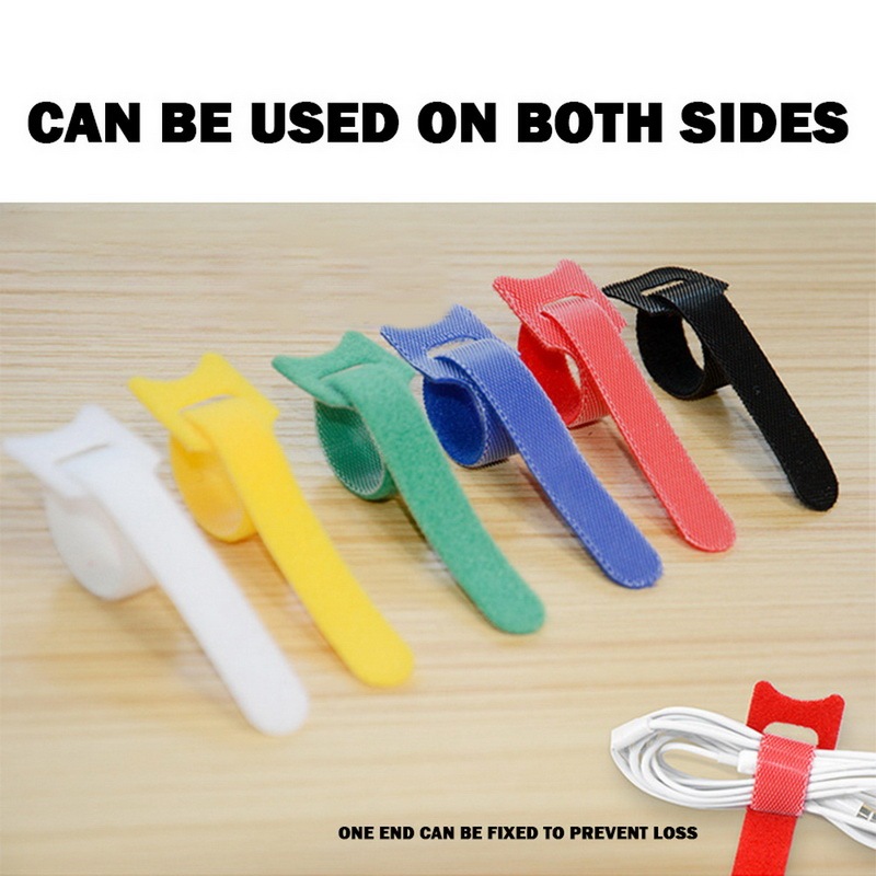 10x T-shaped Cable Ties Fastener Cable Nylon Power Cord Loop Tape  Cable Ties